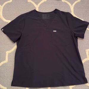 FIGS Catarina Quiet Navy Scrub Top | XXL | EUC